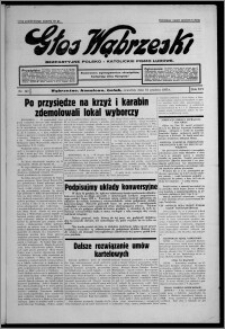 Głos Wąbrzeski : bezpartyjne polsko-katolickie pismo ludowe 1935.12.12, R. 16, nr 147