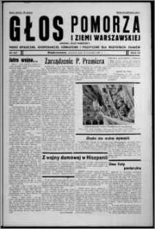 Głos Pomorza i Ziemi Warszawskiej : dawniej "Głos Wąbrzeski" : pismo społeczne, gospodarcze, oświatowe i polityczne dla wszystkich stanów 1937.04.15, R. 19[!], nr 43