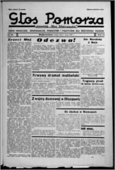 Głos Pomorza : dawniej "Głos Wąbrzeski" : pismo społeczne, gospodarcze, oświatowe i polityczne dla wszystkich stanów 1937.05.01, R. 19[!], nr 50 + Świat Kobiecy nr 8, Niedziela nr 18