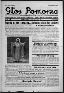 Głos Pomorza : dawniej "Głos Wąbrzeski" : pismo społeczne, gospodarcze, oświatowe i polityczne dla wszystkich stanów 1937.05.27, R. 19[!], nr 59