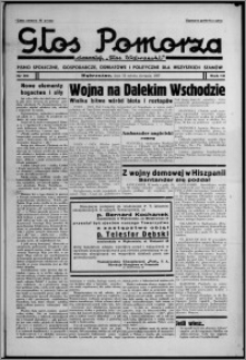 Głos Pomorza : dawniej "Głos Wąbrzeski" : pismo społeczne, gospodarcze, oświatowe i polityczne dla wszystkich stanów 1937.08.29 [i.e. 1937.08.28], R. 19[!], nr 99 + Niedziela nr 34