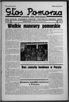 Głos Pomorza : dawniej "Głos Wąbrzeski" : pismo społeczne, gospodarcze, oświatowe i polityczne dla wszystkich stanów 1937.09.14, R. 19[!], nr 106