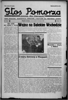 Głos Pomorza : dawniej "Głos Wąbrzeski" : pismo społeczne, gospodarcze, oświatowe i polityczne dla wszystkich stanów 1937.09.28, R. 19[!], nr 112