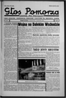 Głos Pomorza : dawniej "Głos Wąbrzeski" : pismo społeczne, gospodarcze, oświatowe i polityczne dla wszystkich stanów 1937.10.07, R. 19[!], nr 116