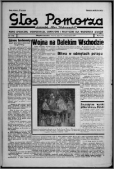 Głos Pomorza : dawniej "Głos Wąbrzeski" : pismo społeczne, gospodarcze, oświatowe i polityczne dla wszystkich stanów 1937.10.12, R. 19[!], nr 118