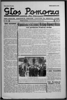 Głos Pomorza : dawniej "Głos Wąbrzeski" : pismo społeczne, gospodarcze, oświatowe i polityczne dla wszystkich stanów 1937.10.28, R. 19[!], nr 125