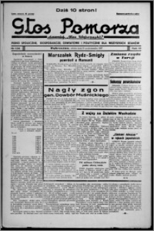 Głos Pomorza : dawniej "Głos Wąbrzeski" : pismo społeczne, gospodarcze, oświatowe i polityczne dla wszystkich stanów 1937.10.30, R. 19[!], nr 126 + Niedziela nr 43