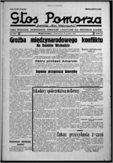Głos Pomorza : dawniej "Głos Wąbrzeski" : pismo społeczne, gospodarcze, oświatowe i polityczne dla wszystkich stanów 1937.12.16, R. 19[!], nr 145
