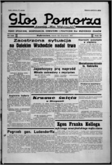 Głos Pomorza : dawniej "Głos Wąbrzeski" : pismo społeczne, gospodarcze, oświatowe i polityczne dla wszystkich stanów 1937.12.28, R. 19[!], nr 150