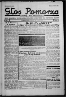 Głos Pomorza : dawniej "Głos Wąbrzeski" : pismo społeczne, gospodarcze, oświatowe i polityczne dla wszystkich stanów 1938.03.10, R. 20, nr 29