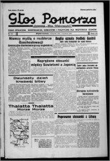 Głos Pomorza : dawniej "Głos Wąbrzeski" : pismo społeczne, gospodarcze, oświatowe i polityczne dla wszystkich stanów 1938.04.07, R. 20, nr 41