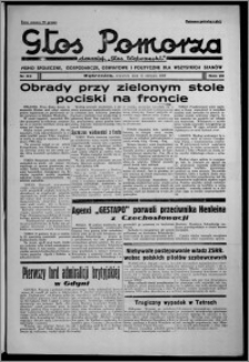 Głos Pomorza : dawniej "Głos Wąbrzeski" : pismo społeczne, gospodarcze, oświatowe i polityczne dla wszystkich stanów 1938.08.11, R. 20, nr 92