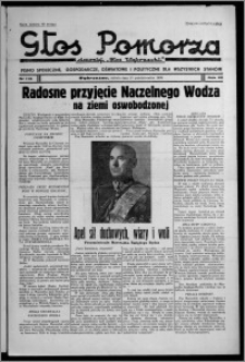 Głos Pomorza : dawniej "Głos Wąbrzeski" : pismo społeczne, gospodarcze, oświatowe i polityczne dla wszystkich stanów 1938.10.15, R. 20, nr 119