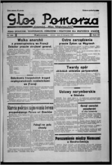 Głos Pomorza : dawniej "Głos Wąbrzeski" : pismo społeczne, gospodarcze, oświatowe i polityczne dla wszystkich stanów 1938.11.29, R. 20, nr 138