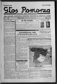 Głos Pomorza : dawniej "Głos Wąbrzeski" : pismo społeczne, gospodarcze, oświatowe i polityczne dla wszystkich stanów 1939.01.21, R. 21, nr 9