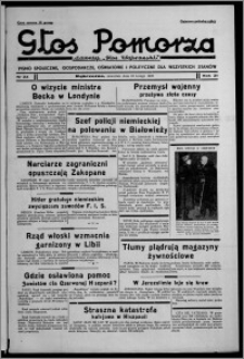 Głos Pomorza : dawniej "Głos Wąbrzeski" : pismo społeczne, gospodarcze, oświatowe i polityczne dla wszystkich stanów 1939.02.23, R. 21, nr 23