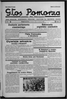 Głos Pomorza : dawniej "Głos Wąbrzeski" : pismo społeczne, gospodarcze, oświatowe i polityczne dla wszystkich stanów 1939.04.20, R. 21, nr 46