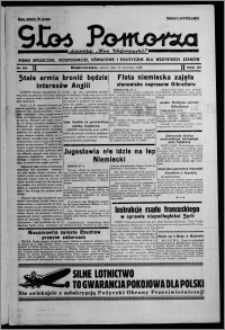 Głos Pomorza : dawniej "Głos Wąbrzeski" : pismo społeczne, gospodarcze, oświatowe i polityczne dla wszystkich stanów 1939.04.29, R. 21, nr 50