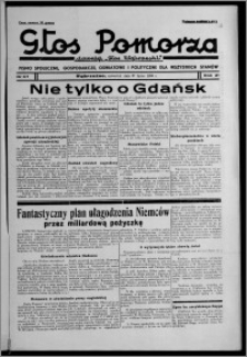 Głos Pomorza : dawniej "Głos Wąbrzeski" : pismo społeczne, gospodarcze, oświatowe i polityczne dla wszystkich stanów 1939.07.27, R. 21, nr 87