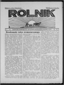 Rolnik : dodatek poświęcony sprawom rolniczym : organ T.R.P. : dodatek do "Głosu Wąbrzeskiego" 1936.02.25, R. 4[!], nr 7