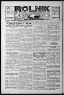 Rolnik : dodatek poświęcony sprawom rolniczym : organ T.R.P. 1936.10.17, R. 6, nr 27 [i.e. 31]