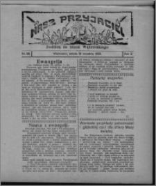 Nasz Przyjaciel : dodatek do "Głosu Wąbrzeskiego" 1925.09.19, R. 2, nr 38