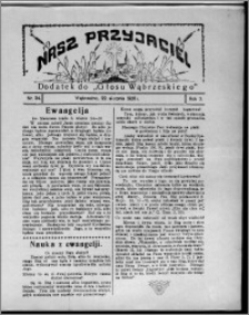 Nasz Przyjaciel : dodatek do "Głosu Wąbrzeskiego" 1926.08.21, R. 3, nr 34