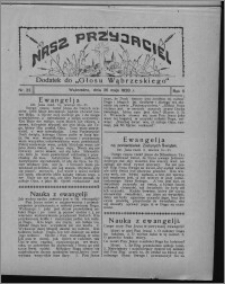 Nasz Przyjaciel : dodatek do "Głosu Wąbrzeskiego" 1928.05.26, R. 5, nr 22