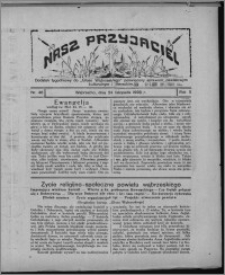 Nasz Przyjaciel : dodatek tygodniowy "Głosu Wąbrzeskiego" poświęcony sprawom oświatowym, kulturalnym i literackim 1928.11.24, R. 5, nr 46