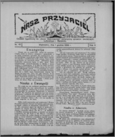 Nasz Przyjaciel : dodatek tygodniowy "Głosu Wąbrzeskiego" poświęcony sprawom oświatowym, kulturalnym i literackim 1928.12.01, R. 5, nr 47