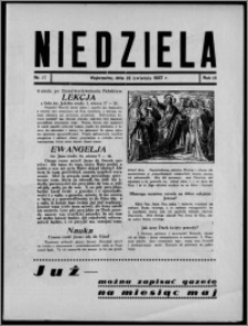 Niedziela : [dodatek do "Głosu Pomorza"] 1937.04.25, R. 18, nr 17