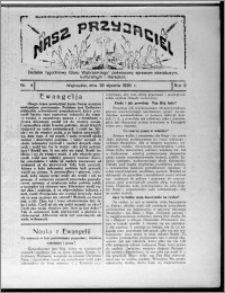 Nasz Przyjaciel : dodatek tygodniowy "Głosu Wąbrzeskiego" poświęcony sprawom oświatowym, kulturalnym i literackim 1929.01.26, R. 6, nr 4