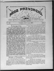 Nasz Przyjaciel : dodatek tygodniowy "Głosu Wąbrzeskiego" poświęcony sprawom oświatowym, kulturalnym i literackim 1929.03.02, R. 7 [i.e. 6], nr 8 [i.e. 9]