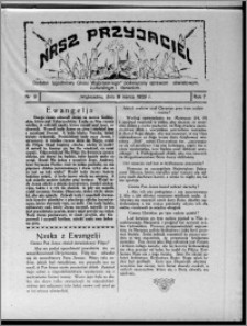 Nasz Przyjaciel : dodatek tygodniowy "Głosu Wąbrzeskiego" poświęcony sprawom oświatowym, kulturalnym i literackim 1929.03.09, R. 7 [i.e. 6], nr 9 [i.e. 10]