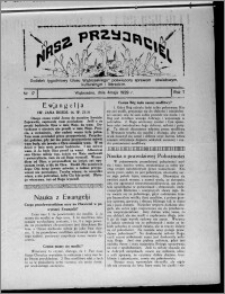 Nasz Przyjaciel : dodatek tygodniowy "Głosu Wąbrzeskiego" poświęcony sprawom oświatowym, kulturalnym i literackim 1929.05.04, R. 7 [i.e. 6], nr 17 [i.e. 18]