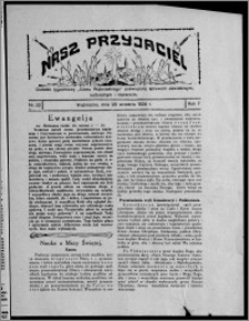 Nasz Przyjaciel : dodatek tygodniowy "Głosu Wąbrzeskiego" poświęcony sprawom oświatowym, kulturalnym i literackim 1929.09.28, R. 7 [i.e. 6], nr 32