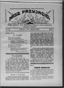 Nasz Przyjaciel : dodatek tygodniowy "Głosu Wąbrzeskiego" poświęcony sprawom oświatowym, kulturalnym i literackim 1929.11.02, R. 7 [i.e. 6], nr 37