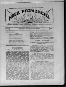 Nasz Przyjaciel : dodatek tygodniowy "Głosu Wąbrzeskiego" poświęcony sprawom oświatowym, kulturalnym i literackim 1929.11.23, R. 7 [i.e. 6], nr 40