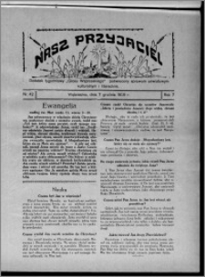 Nasz Przyjaciel : dodatek tygodniowy "Głosu Wąbrzeskiego" poświęcony sprawom oświatowym, kulturalnym i literackim 1929.12.07, R. 7 [i.e. 6], nr 42