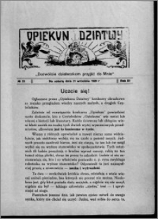 Opiekun Dziatwy 1929.09.21, R. 3, nr 23