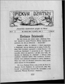 Opiekun Dziatwy 1929.12.14, R. 3, nr 27