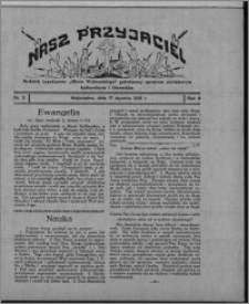 Nasz Przyjaciel : dodatek tygodniowy "Głosu Wąbrzeskiego" poświęcony sprawom oświatowym, kulturalnym i literackim 1931.01.17, R. 9, nr 3