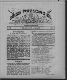 Nasz Przyjaciel : dodatek tygodniowy "Głosu Wąbrzeskiego" poświęcony sprawom oświatowym, kulturalnym i literackim 1931.09.12, R. 9, nr 37