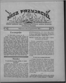 Nasz Przyjaciel : dodatek tygodniowy "Głosu Wąbrzeskiego" poświęcony sprawom oświatowym, kulturalnym i literackim 1931.10.10, R. 9, nr 42 [i.e. 41]