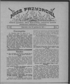 Nasz Przyjaciel : dodatek tygodniowy "Głosu Wąbrzeskiego" poświęcony sprawom oświatowym, kulturalnym i literackim 1931.10.24, R. 9, nr 44 [i.e. 43]