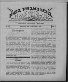 Nasz Przyjaciel : dodatek tygodniowy "Głosu Wąbrzeskiego" poświęcony sprawom oświatowym, kulturalnym i literackim 1931.10.31, R. 9, nr 45 [i.e. 44]