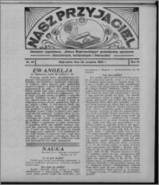 Nasz Przyjaciel : dodatek tygodniowy "Głosu Wąbrzeskiego" poświęcony sprawom oświatowym, kulturalnym i literackim 1932.09.24, R. 10, nr 40 [i.e. 39]