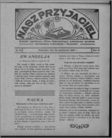 Nasz Przyjaciel : dodatek tygodniowy "Głosu Wąbrzeskiego" poświęcony sprawom oświatowym, kulturalnym i literackim 1932.10.29, R. 10, nr 45 [i.e. 44]