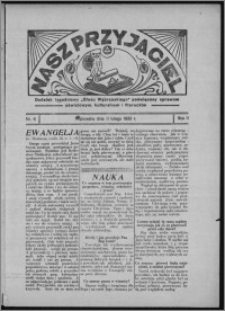 Nasz Przyjaciel : dodatek tygodniowy "Głosu Wąbrzeskiego" poświęcony sprawom oświatowym, kulturalnym i literackim 1933.02.22, R. 11, nr 6