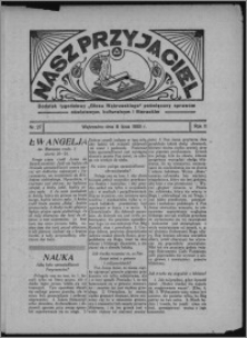 Nasz Przyjaciel : dodatek tygodniowy "Głosu Wąbrzeskiego" poświęcony sprawom oświatowym, kulturalnym i literackim 1933.07.08, R. 11, nr 27